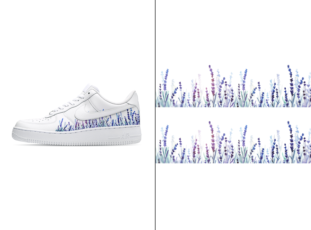 Lavender Shoe Wrap